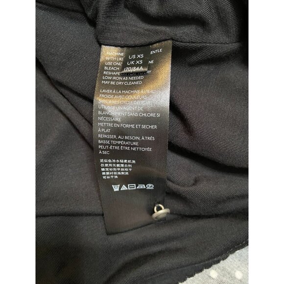 Maeve by Anthropologie Sawyer Polka Dot Floral 3/4 Sleeve Dress Black Size XS - Picture 7 of 8